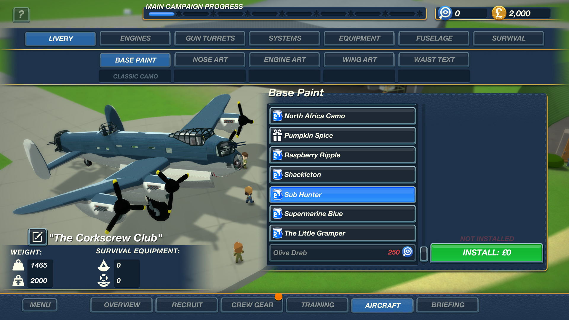 Bomber Crew Skin Pack 2